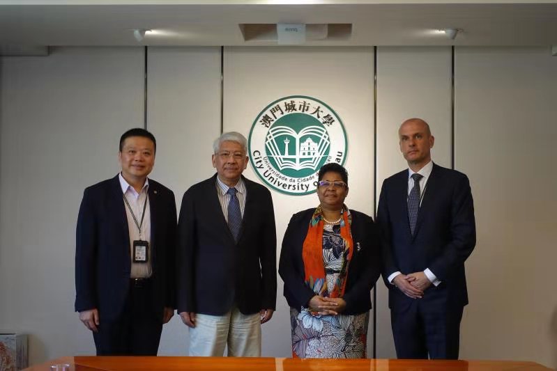 The Universidade de Cabo Verde Rector Prof. Judite Nascimento Visited City University of Macau